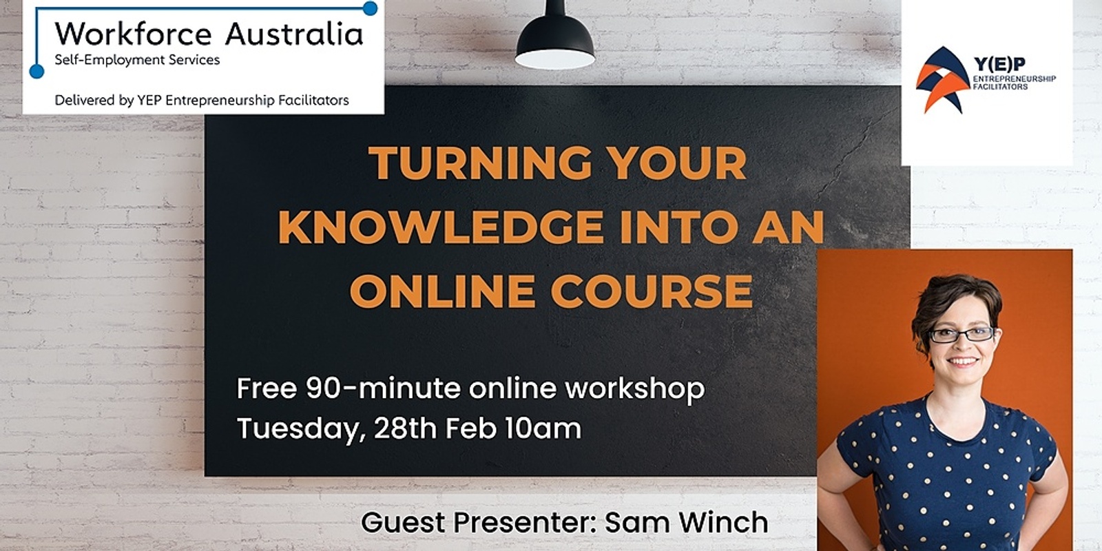Banner image for Turning your Knowledge into an Online Course