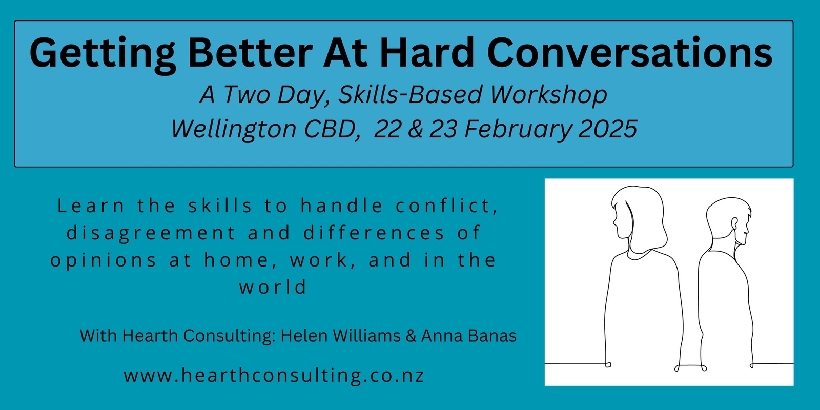 Banner image for Getting Better at Hard Conversations 2025 - A two day skills-based workshop 