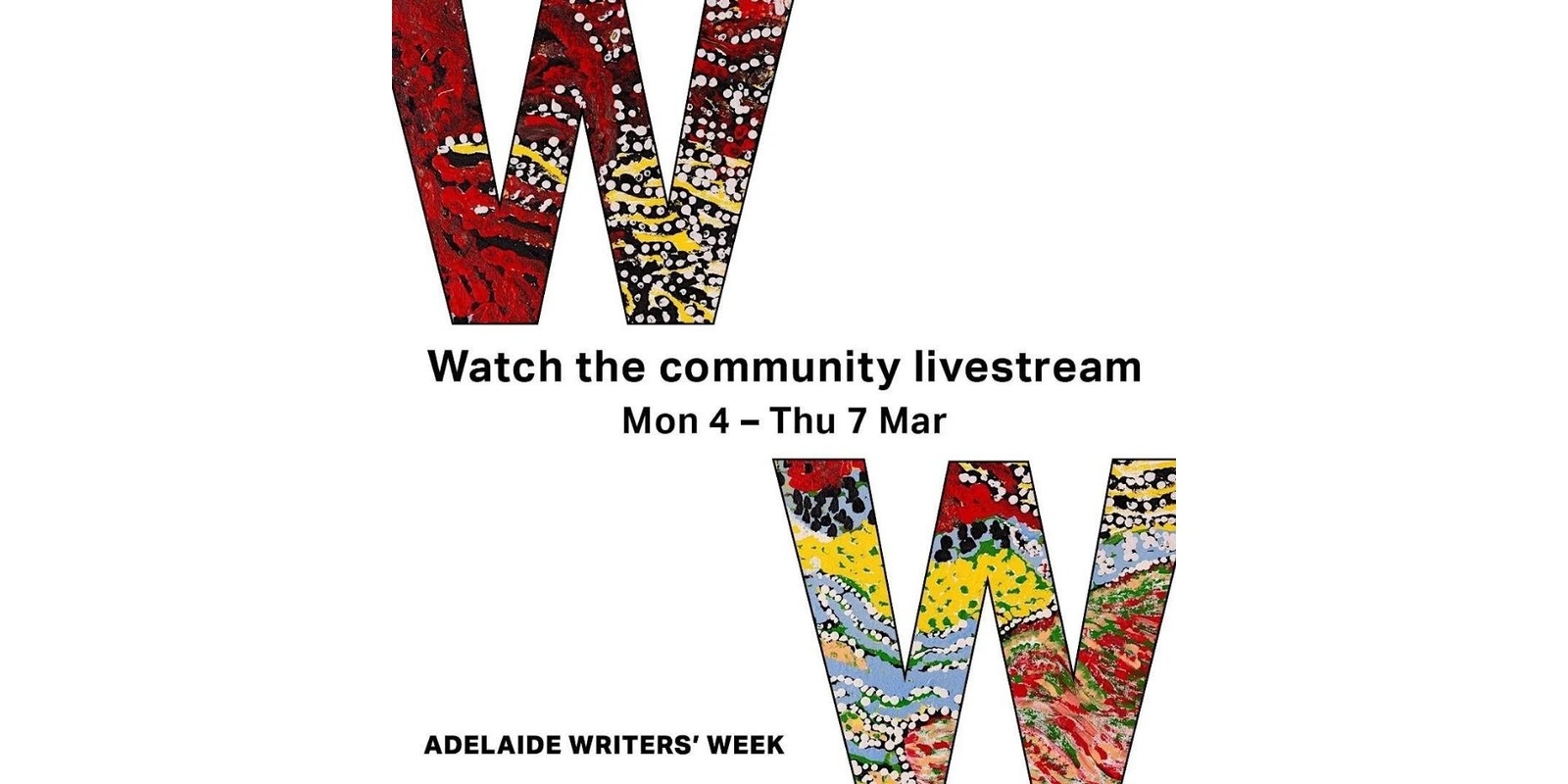 Banner image for Adelaide Writers' Week  - Live Streaming