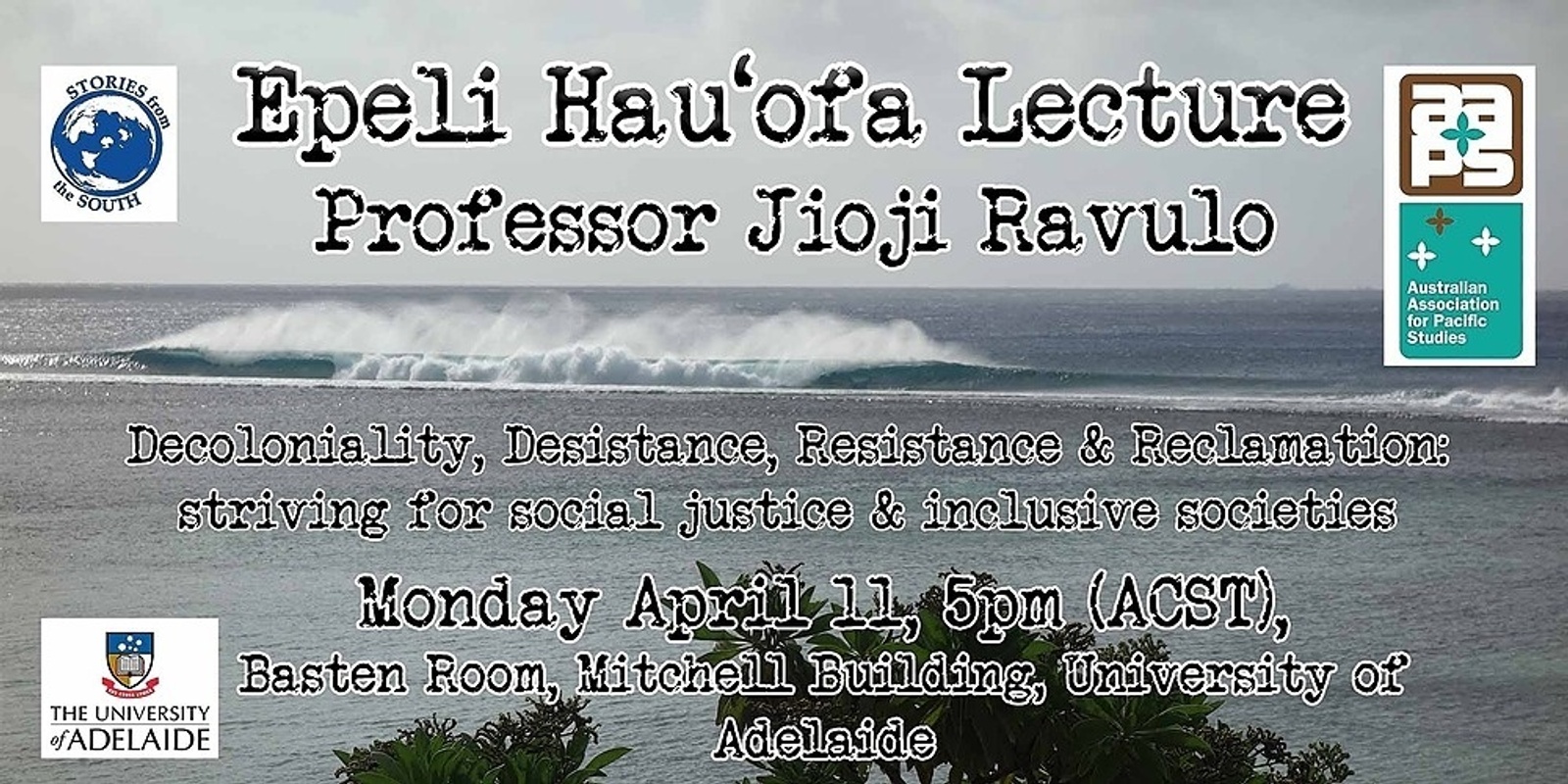 Banner image for Epeli Hau'ofa Lecture