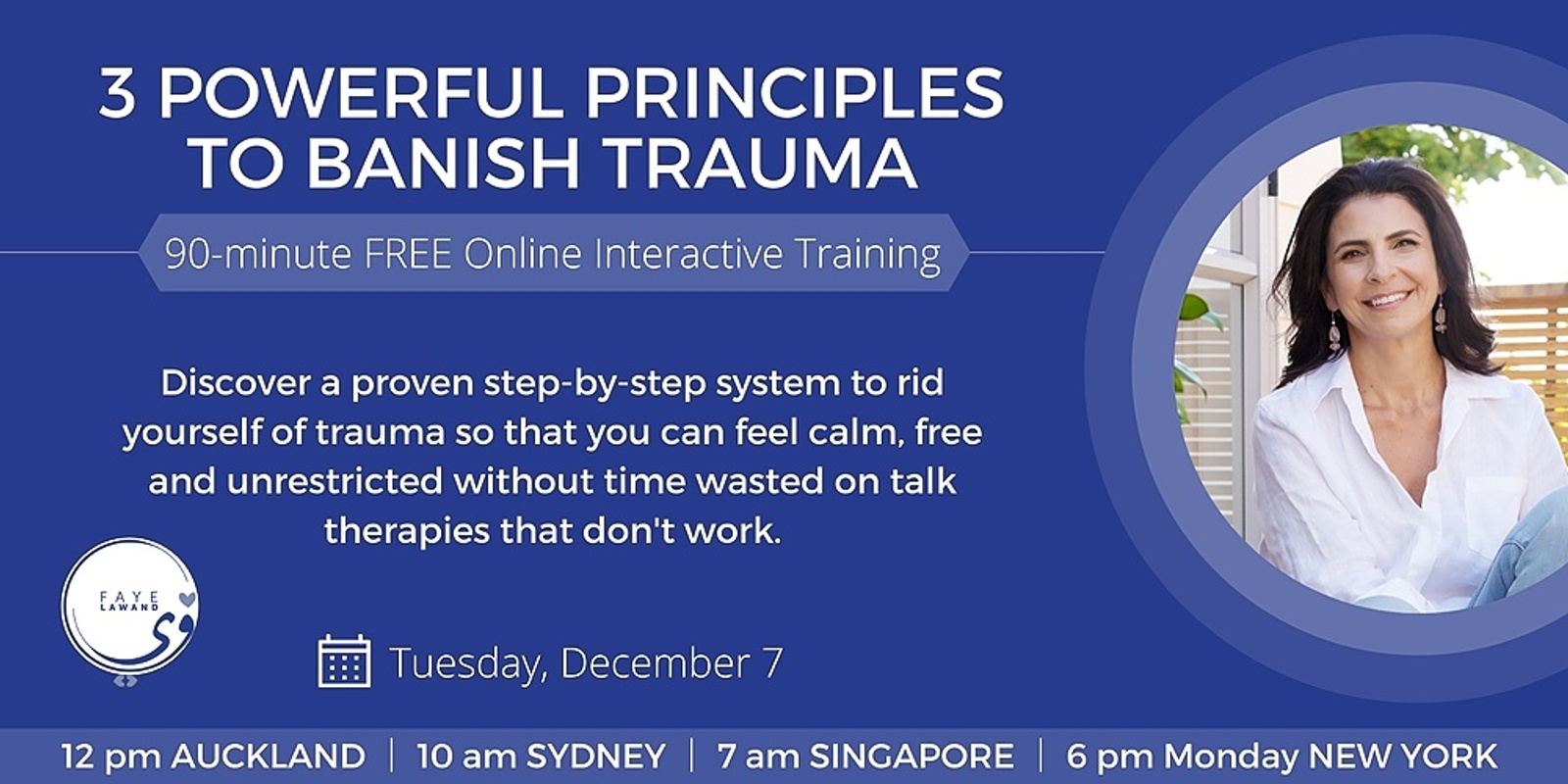 Banner image for 3 Powerful Principles to Banish Trauma