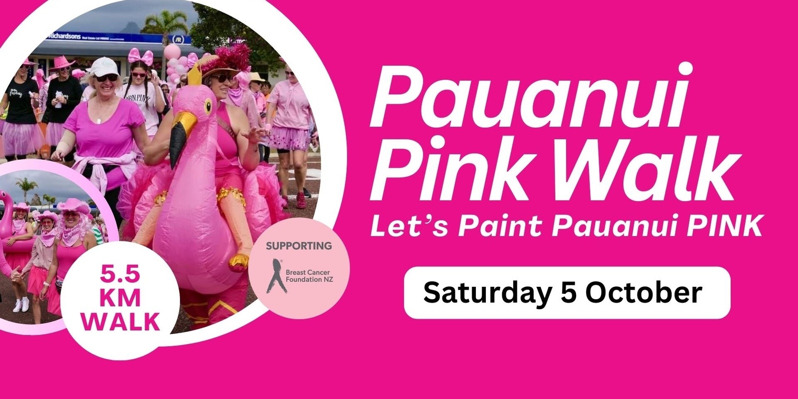 Banner image for Pauanui Pink Walk 2024