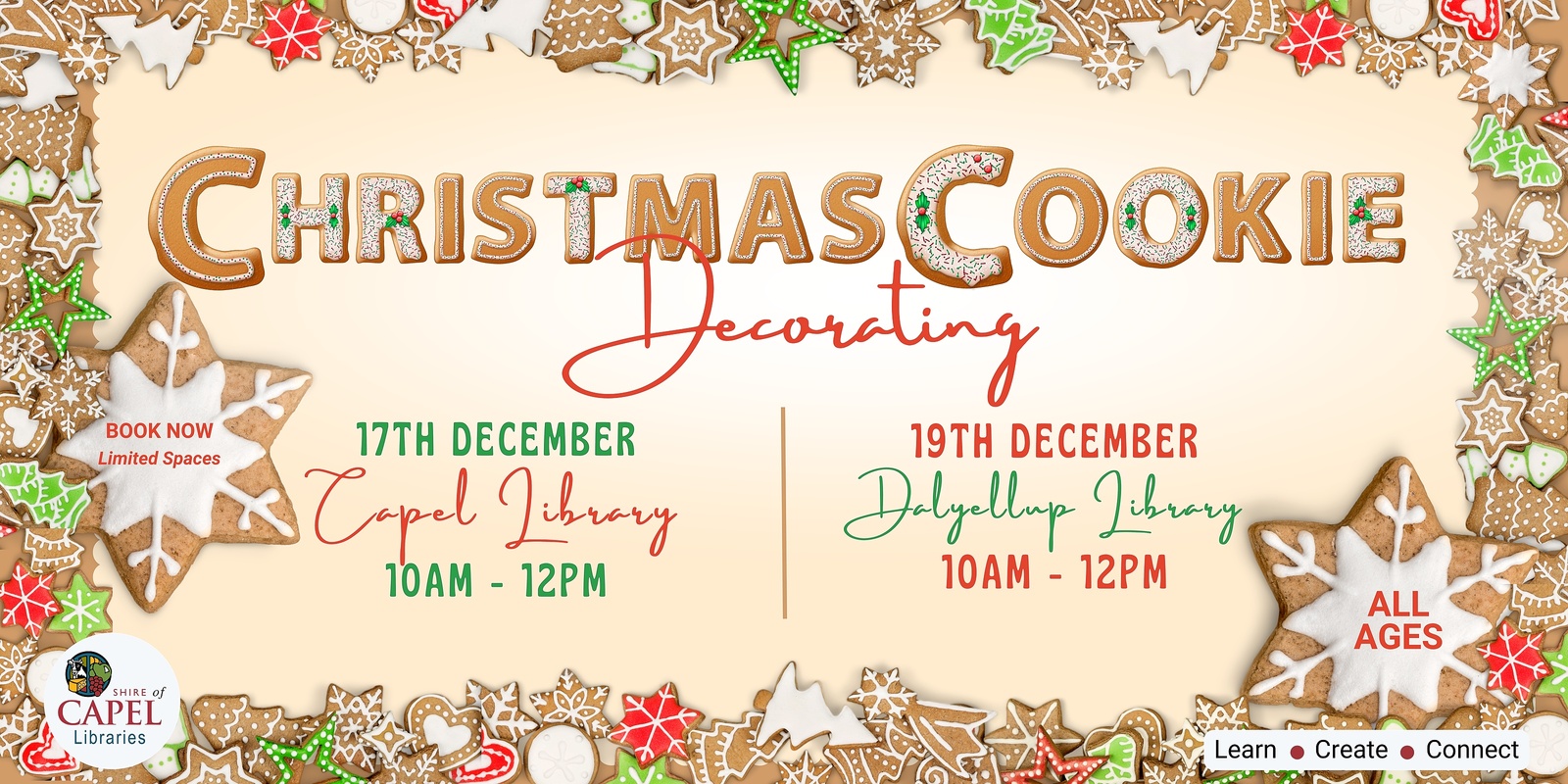 Banner image for Christmas Cookie Decorating - ALL AGES