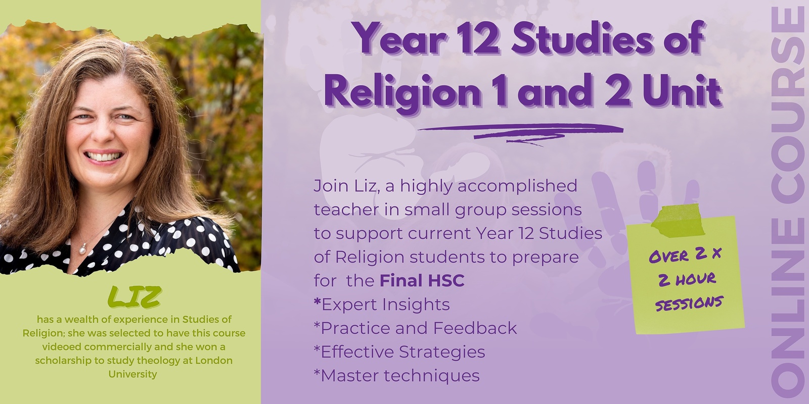 Banner image for Year 12 Studies of Religion Preparation for Finals