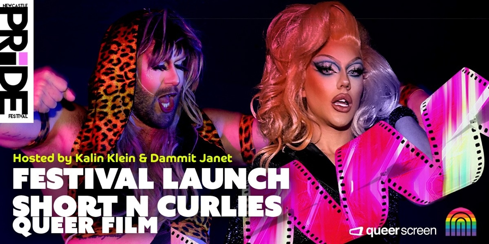 Banner image for Short n Curlies Queer Film | Newcastle Pride Festival Launch 24