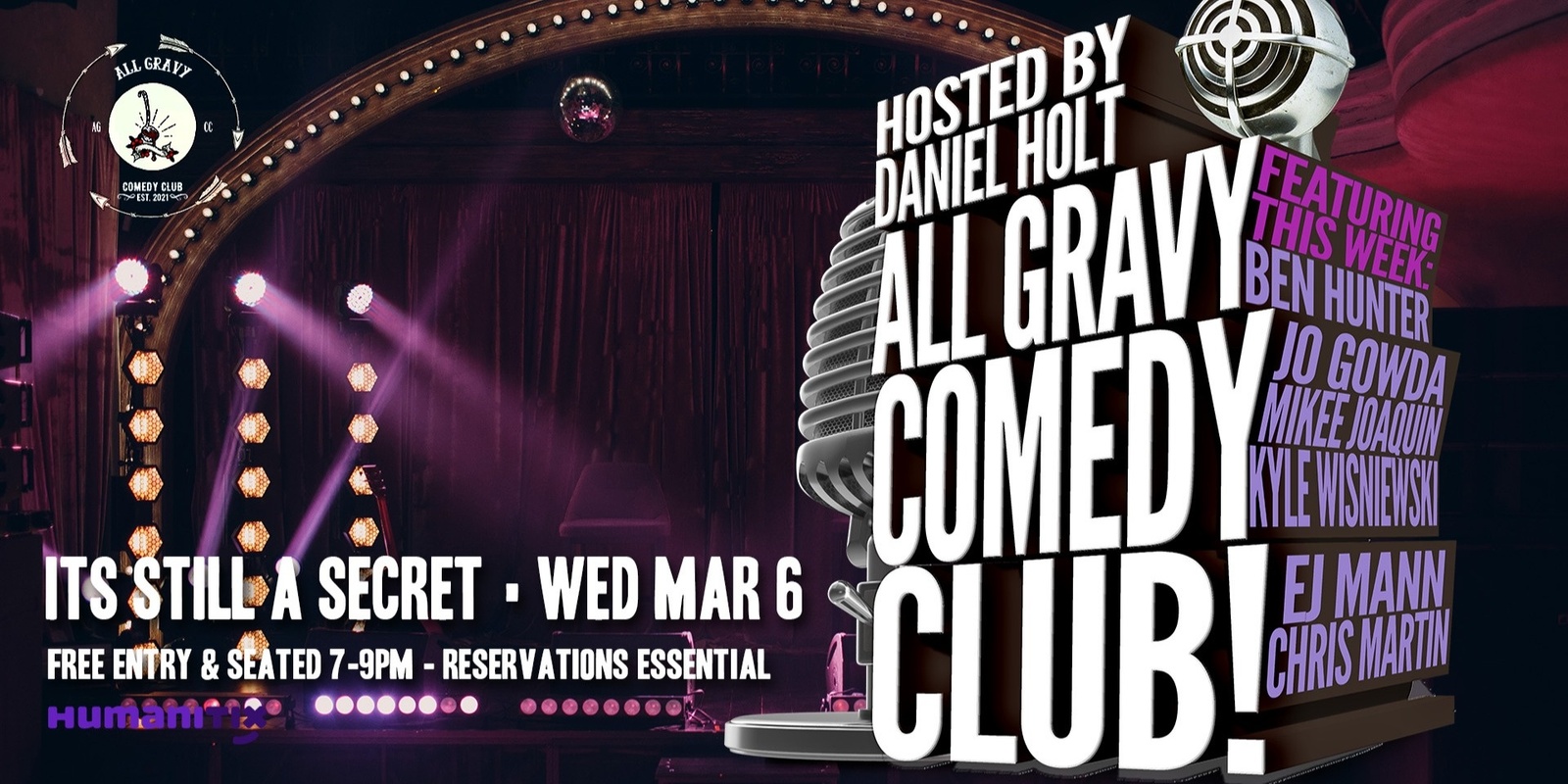 Banner image for All Gravy Comedy Club