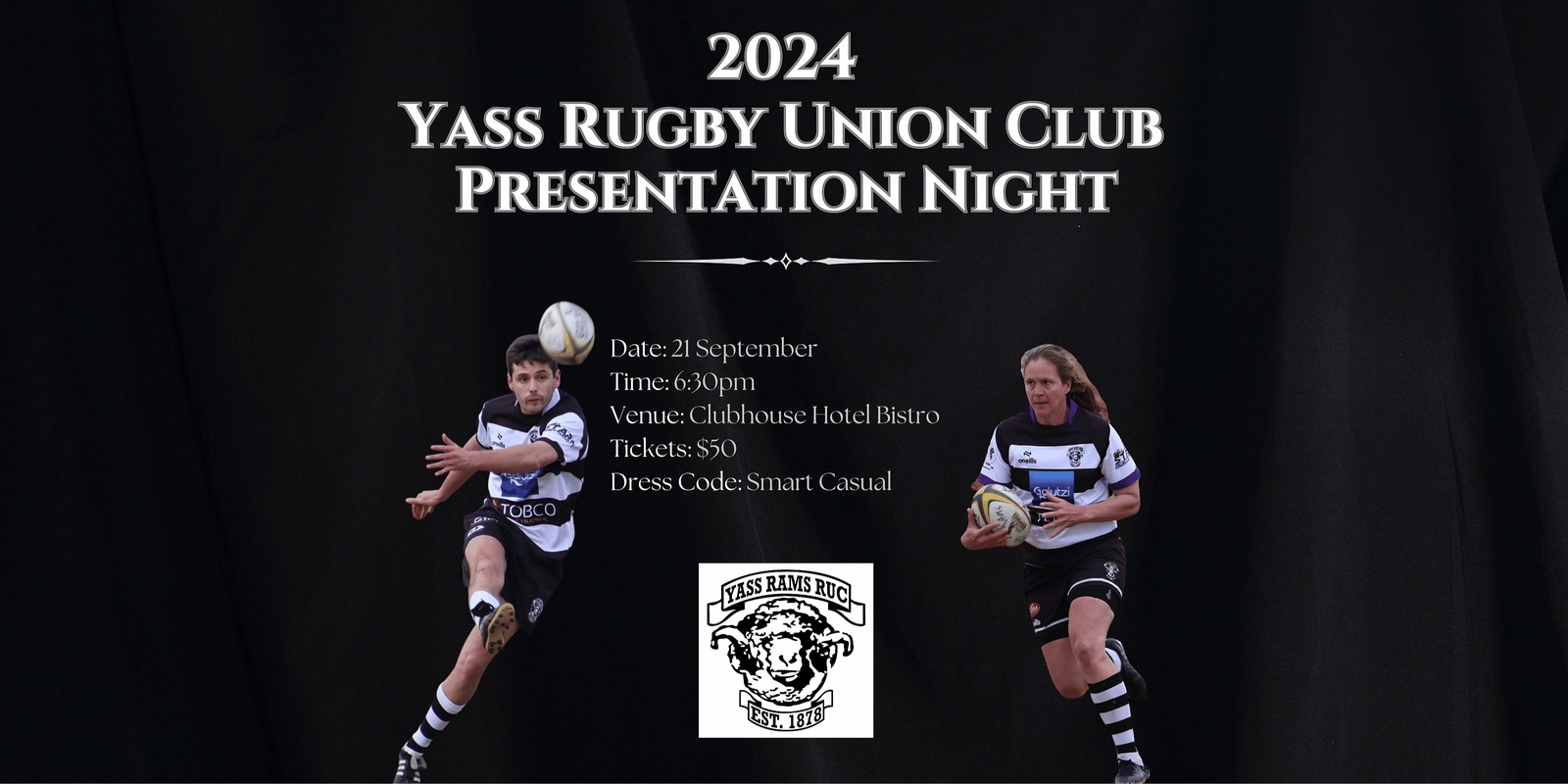 Banner image for Yass Rugby Union Club 2024 Presentation Night