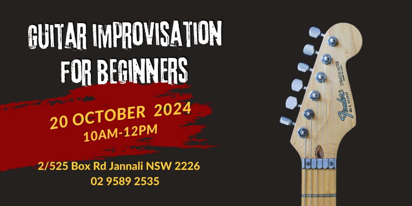 Banner image for Guitar Improvisation For Beginners