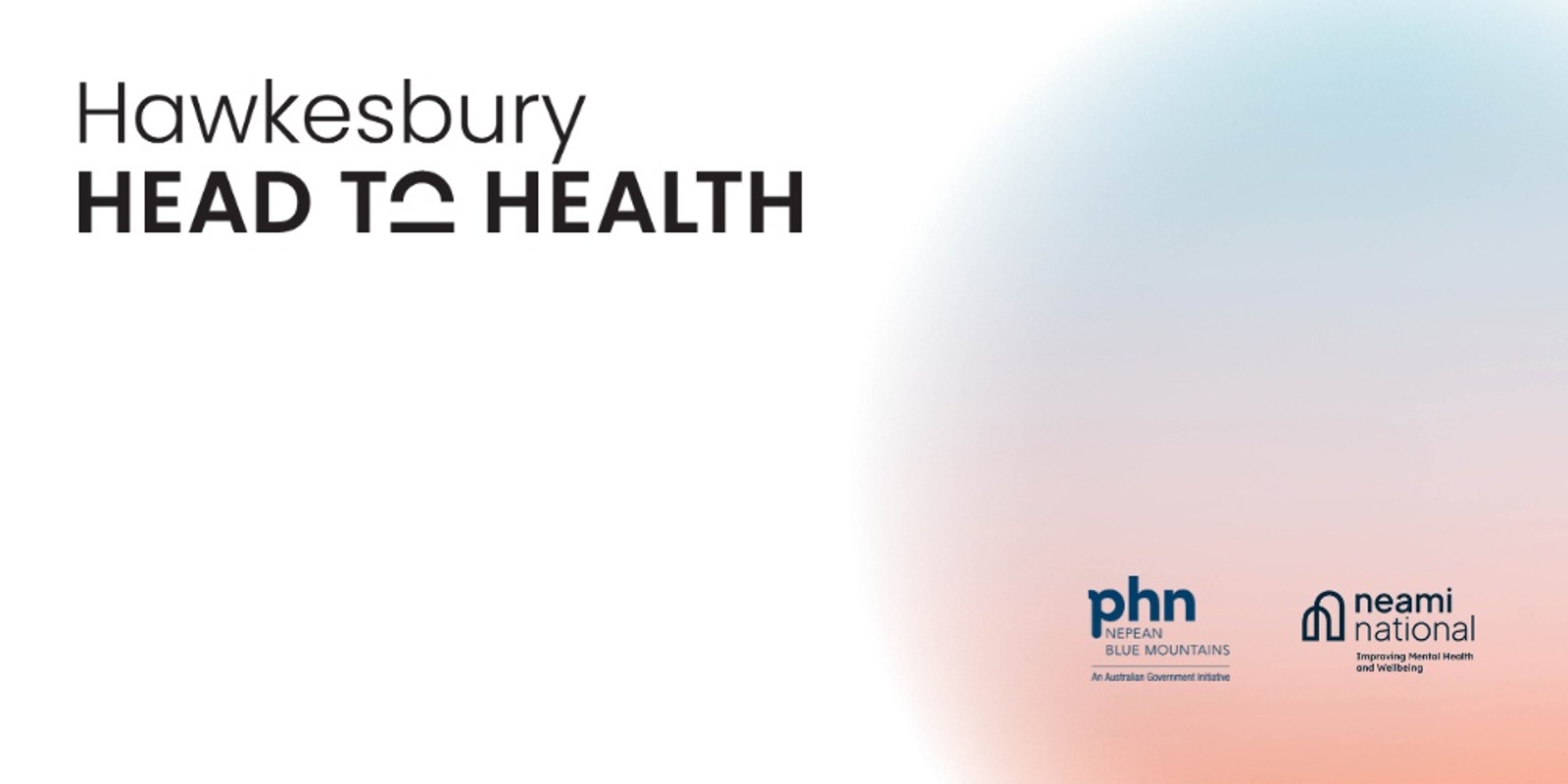 Banner image for Hawkesbury Head to Health launch