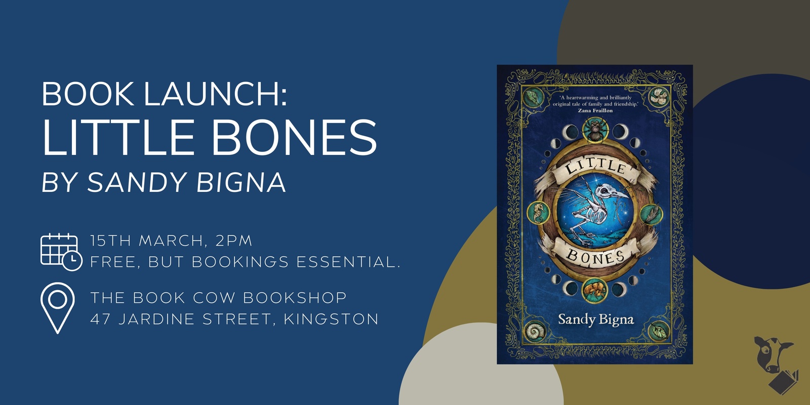 Banner image for Book Launch: Little Bones by Sandy Bigna 