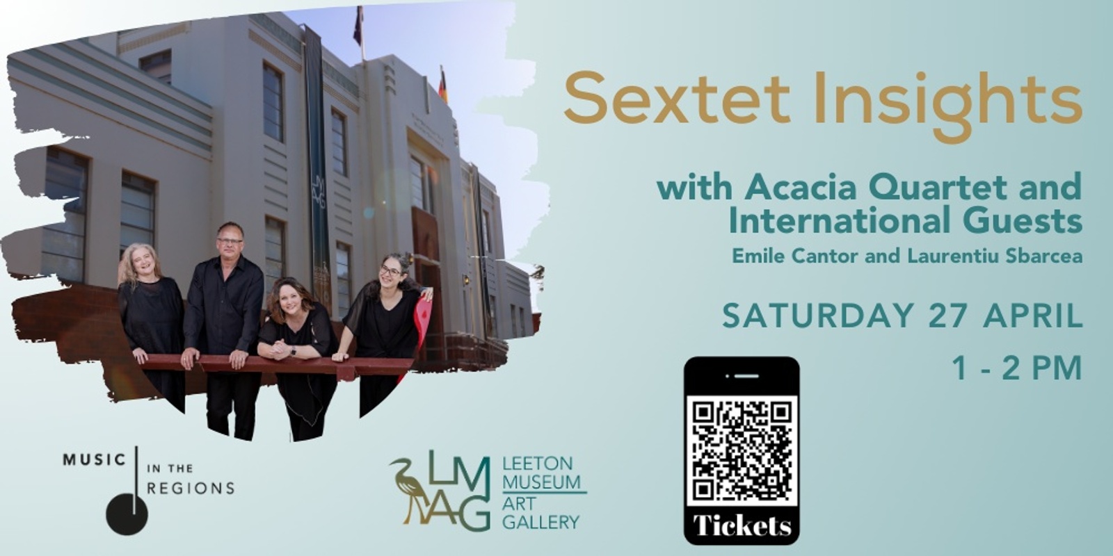 Banner image for Sextet Insights with Acacia Quartet & International Guests