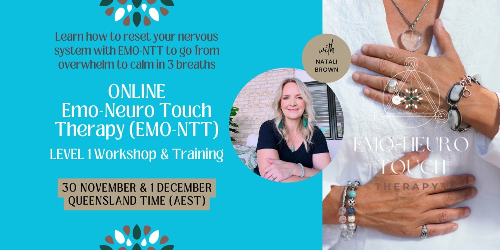 Banner image for LEVEL 1 Emo-Neuro Touch Therapy (EMO-NTT) Workshop & Training