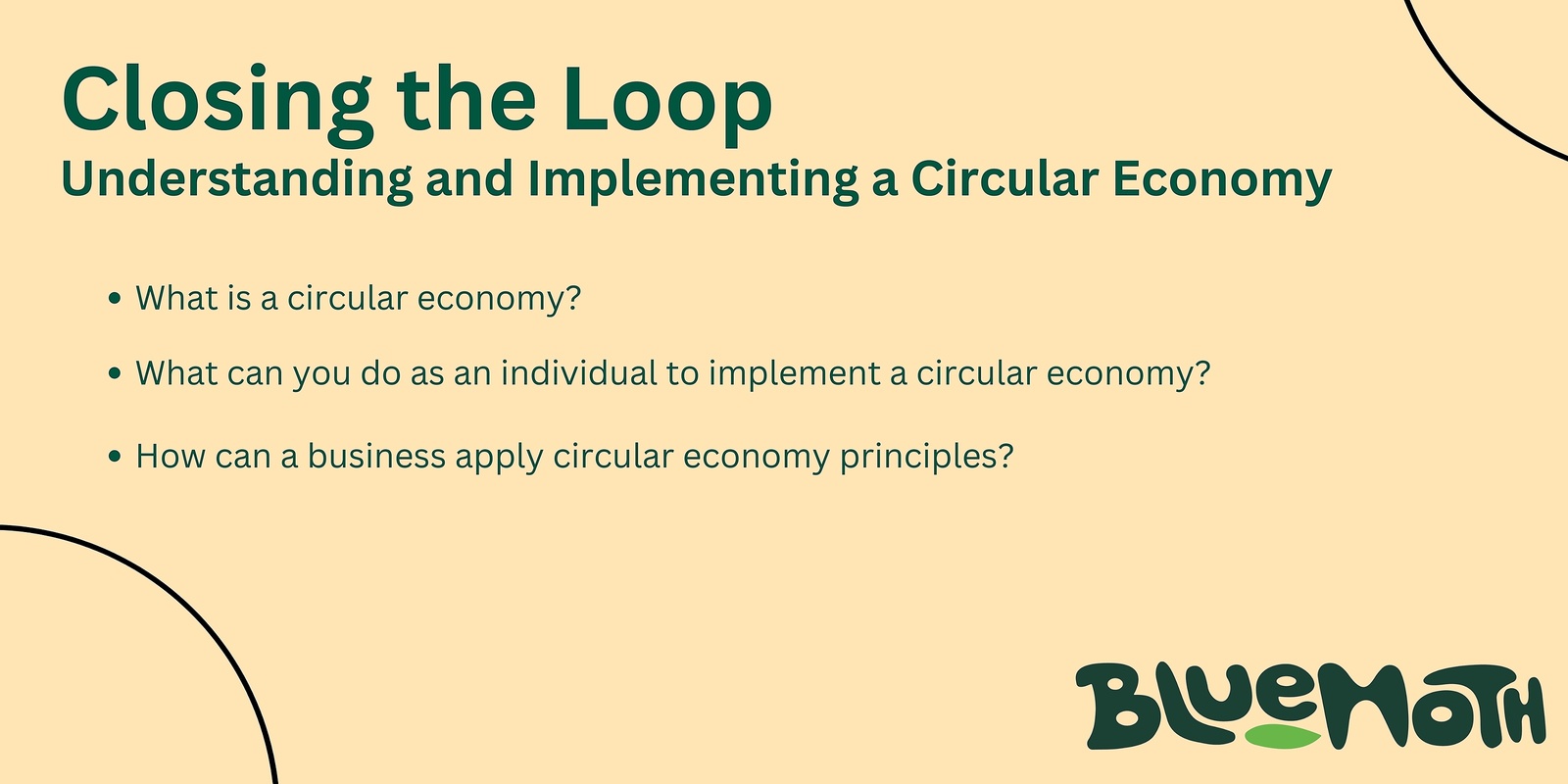 Banner image for Closing the Loop: Understanding and Implementing a Circular Economy