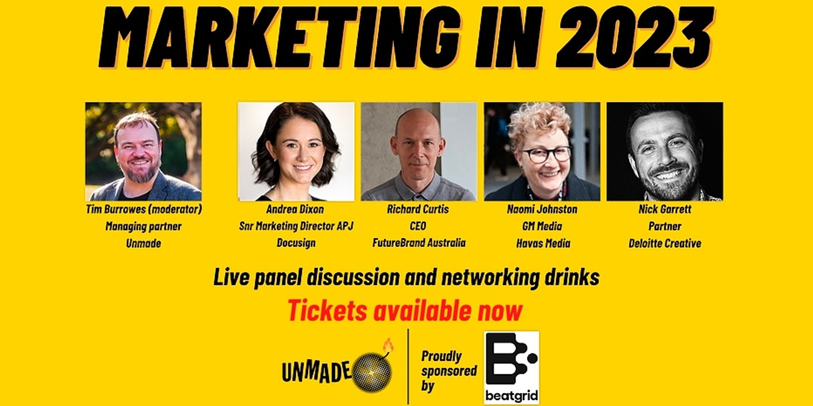 Banner image for Unmade: Marketing in 2023