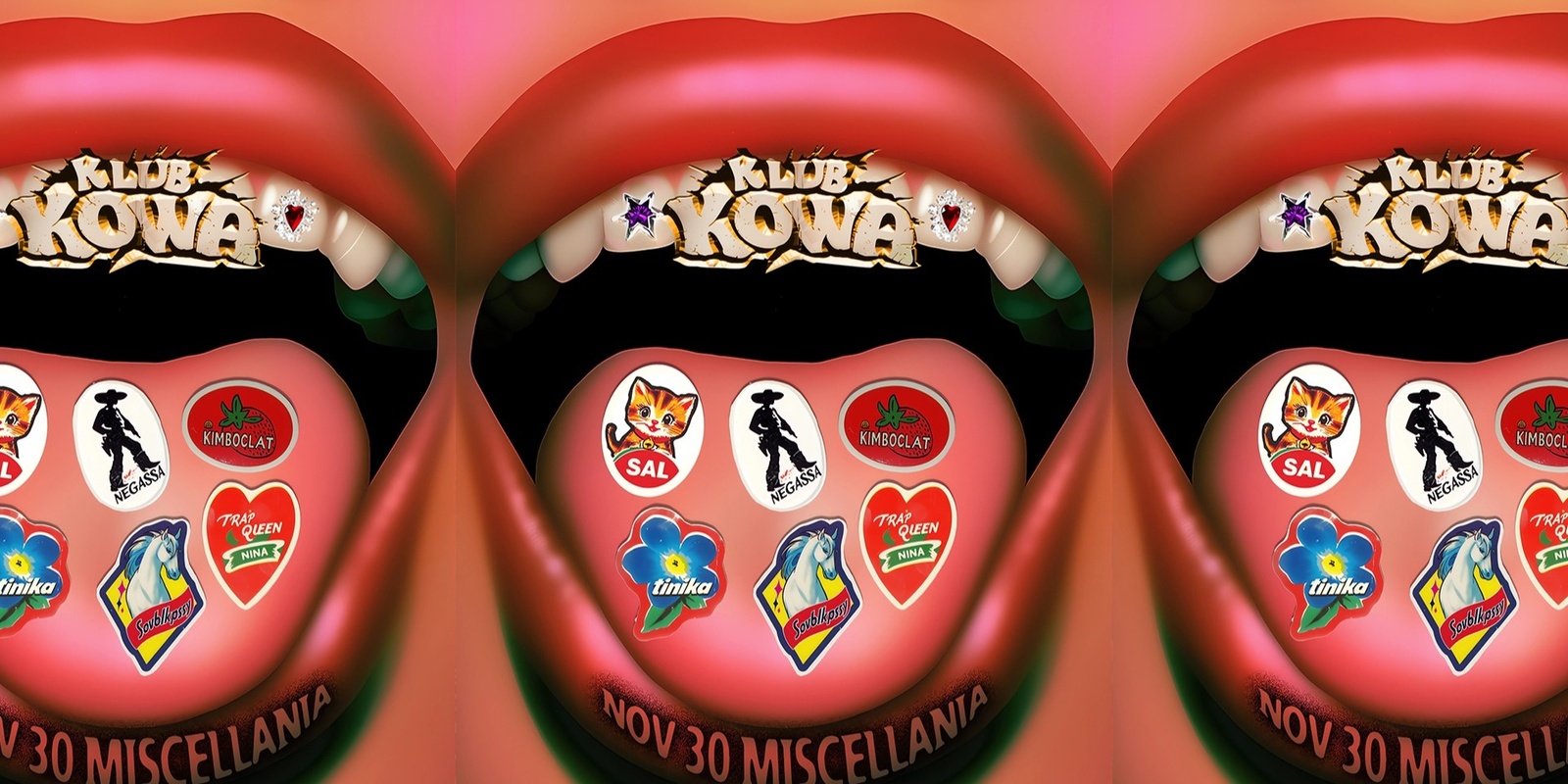 Banner image for Klub Kowa Ft Sovblkpssy, Kimboclat, Sal, Tinika , Negassa, & Trap Queen Nina