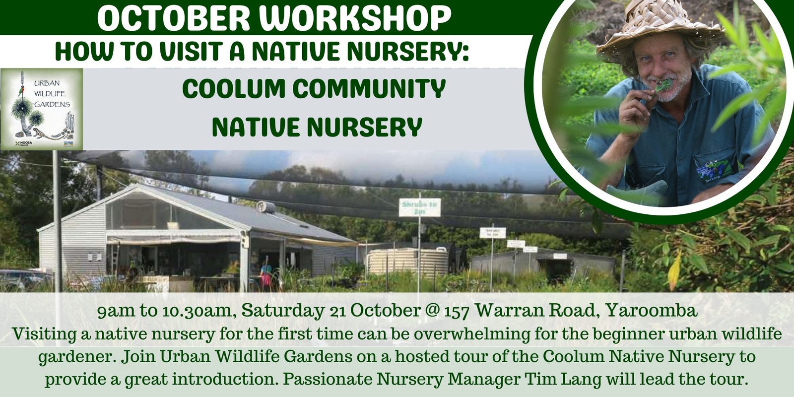 Banner image for How to Visit a Native Nursery: Coolum Community Native Nursery