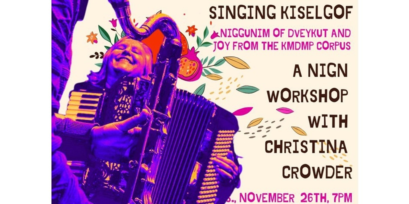 Banner image for Nign Singing Workshop with Christina Crowder