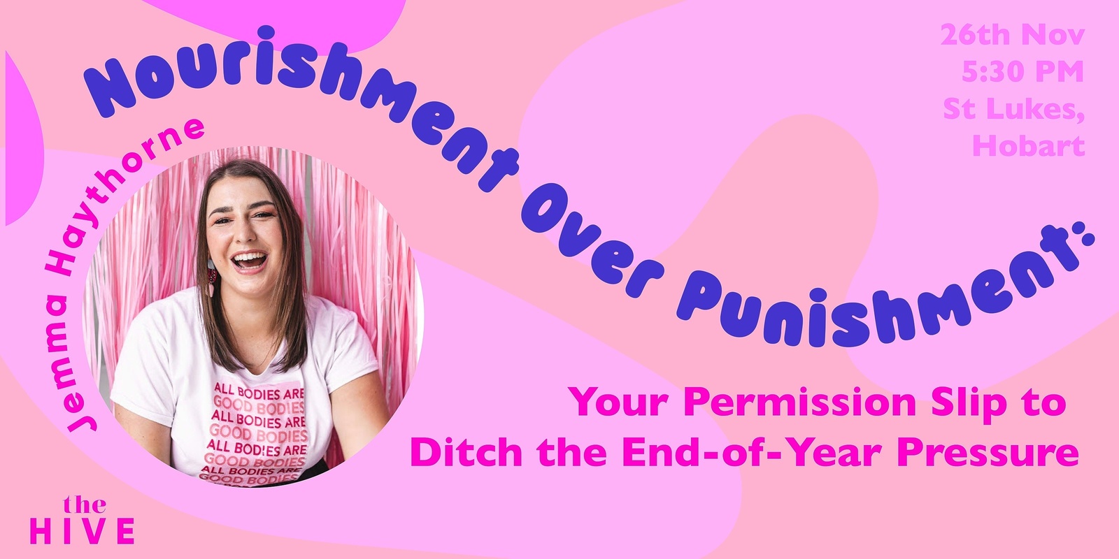 Banner image for Nourishment Over Punishment: Your Permission Slip to Ditch the End-of-Year Pressure