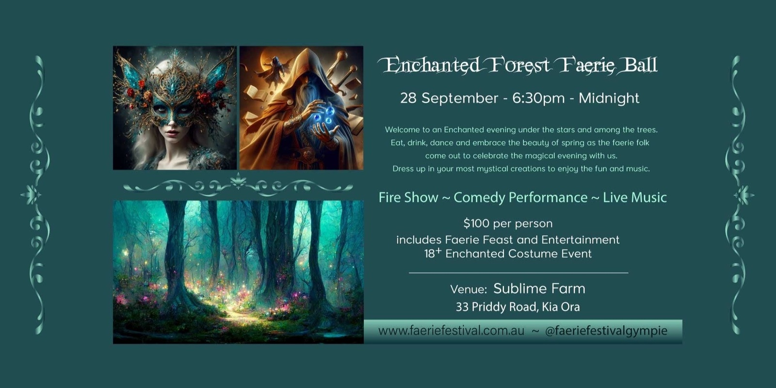 Banner image for 'Enchanted Forest Faerie Ball'