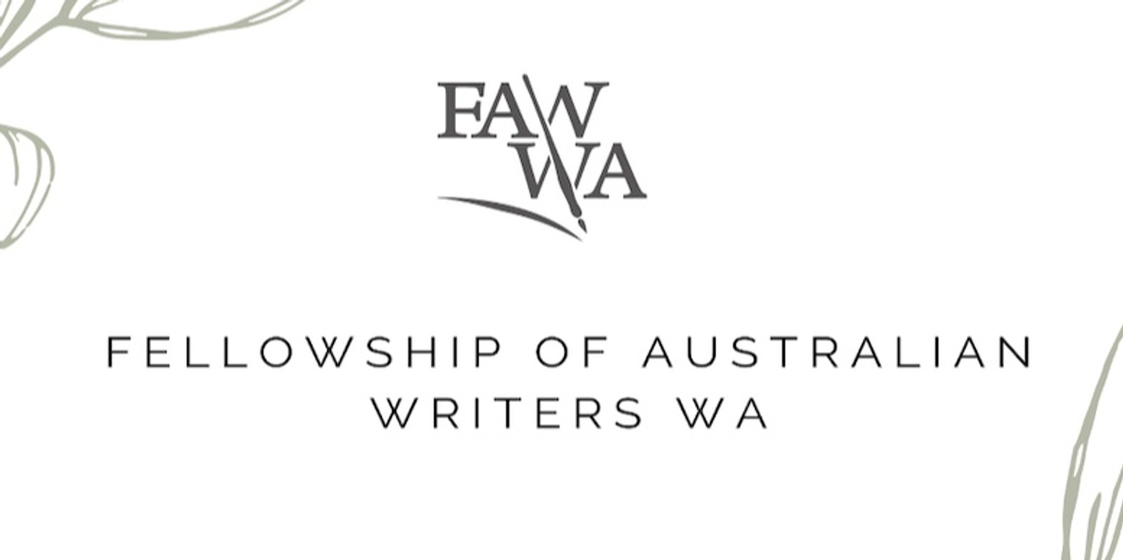 Fellowship of Australian Writers WA's banner