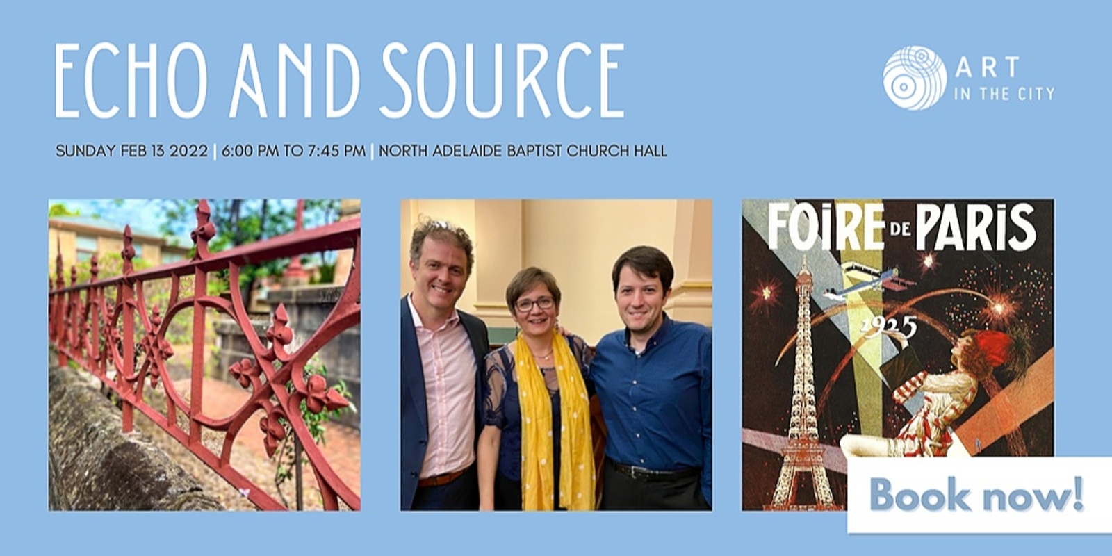 Banner image for Art in the City | 'Echo and Source' | New date announced!