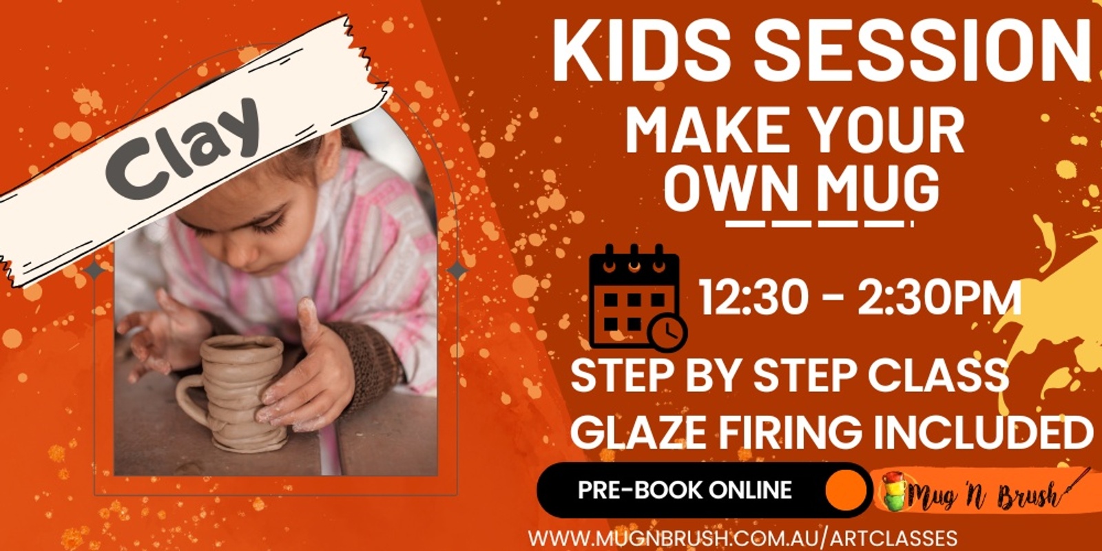 Banner image for Kids Session - Make your own mug