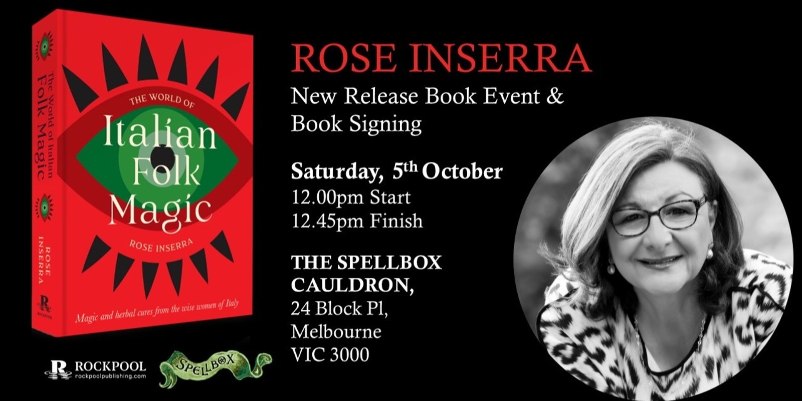 Banner image for Rose Inserra - New Release Book Event & Signing - The Spellbox Cauldron