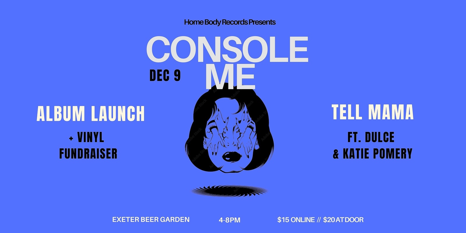 Banner image for Tell Mama 'CONSOLE ME' album launch @ Exeter Beer Garden