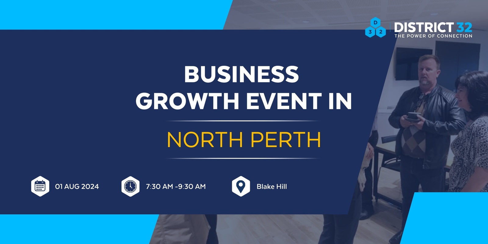 Banner image for District32 Business Networking Perth – North Perth - Thu 01 Aug