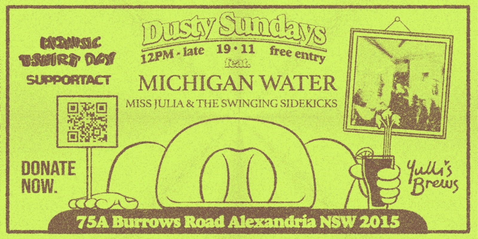 Banner image for DUSTY SUNDAYS X AMTD - Michigan Water 