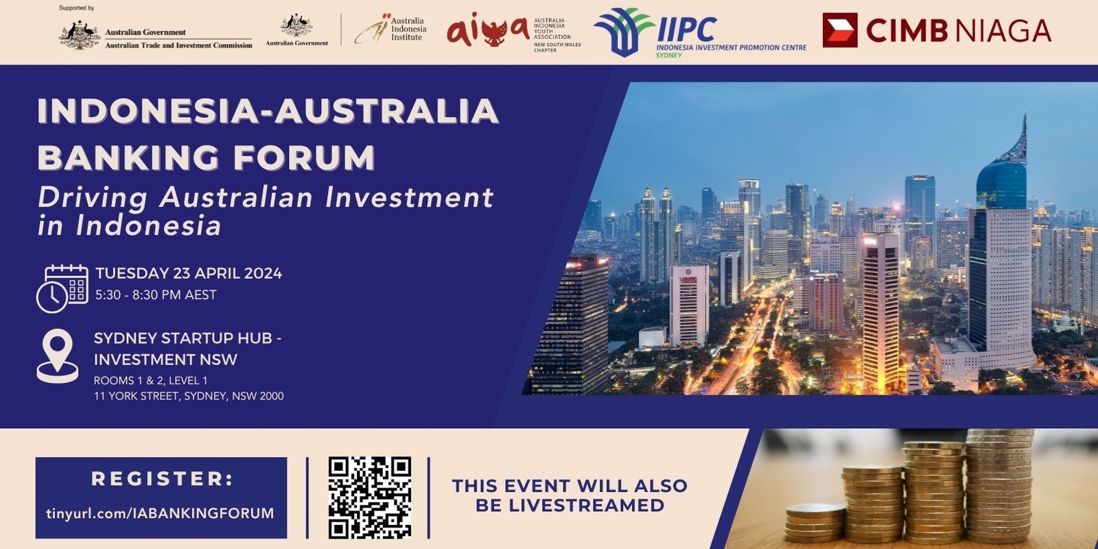 Banner image for Indonesia-Australia Banking Forum: Driving Australian Investment in Indonesia