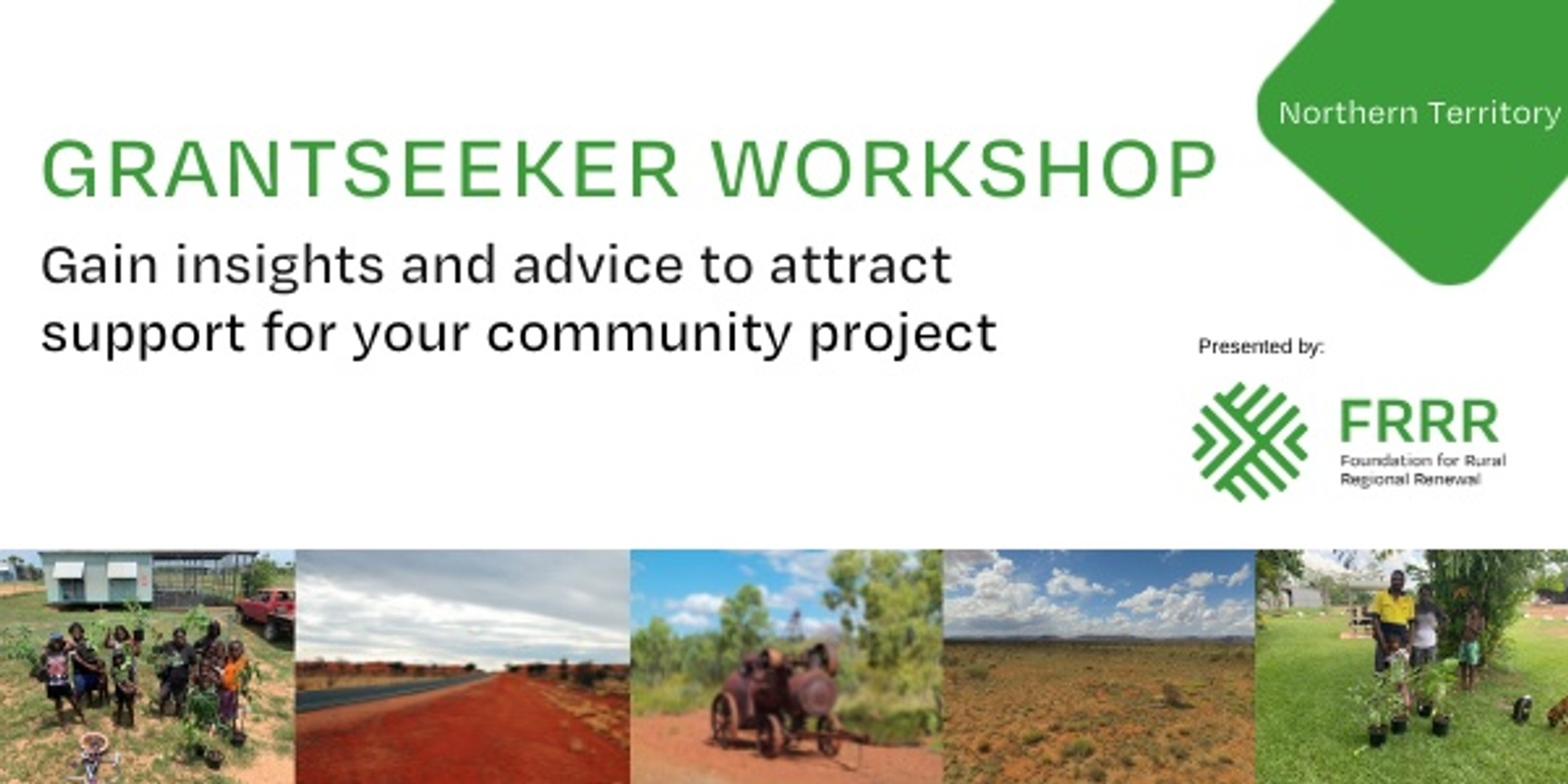 Banner image for FRRR Northern Territory Grantseeker Workshop