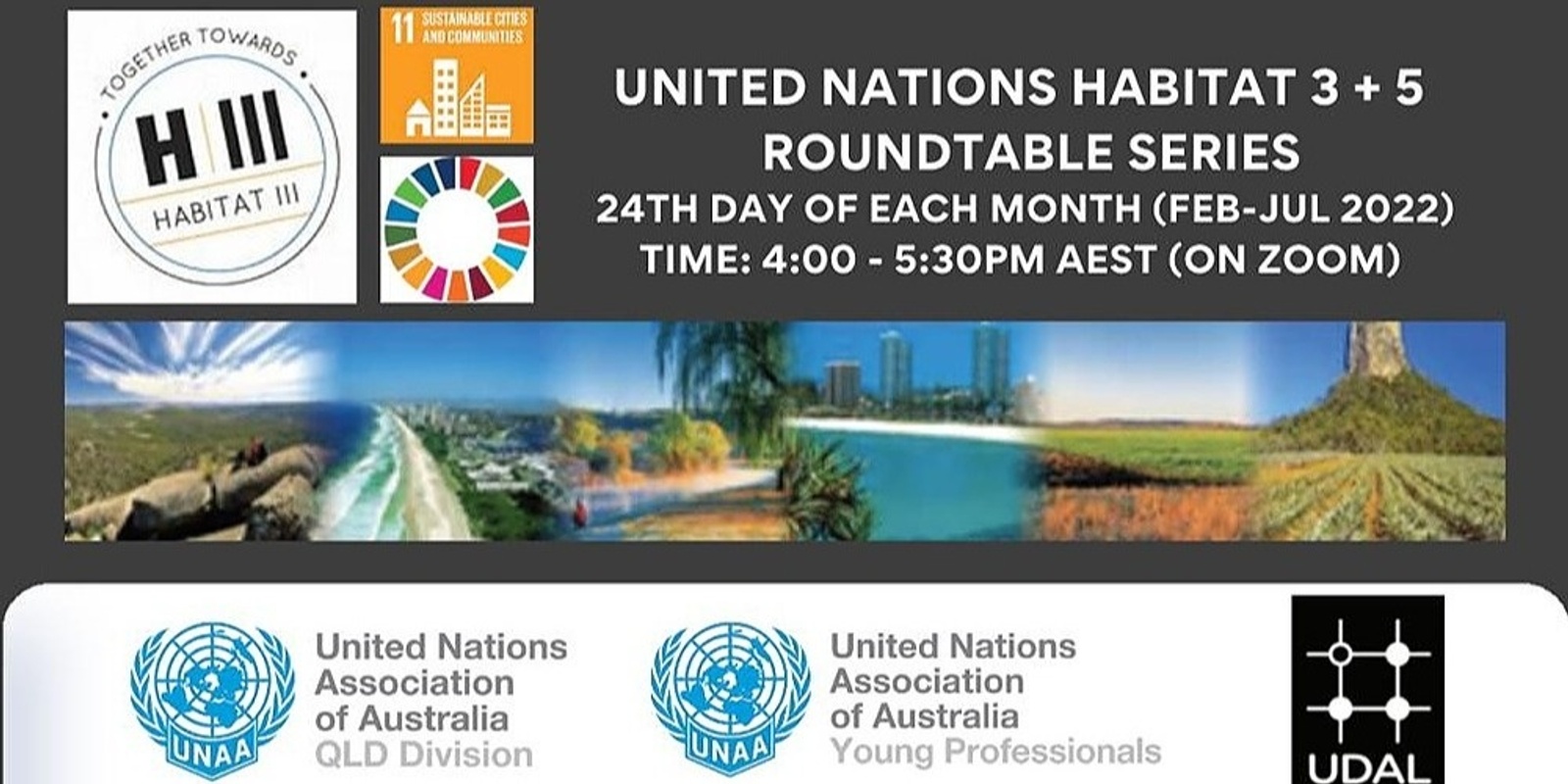 Banner image for UN Habitat III + 5 Roundtable Series