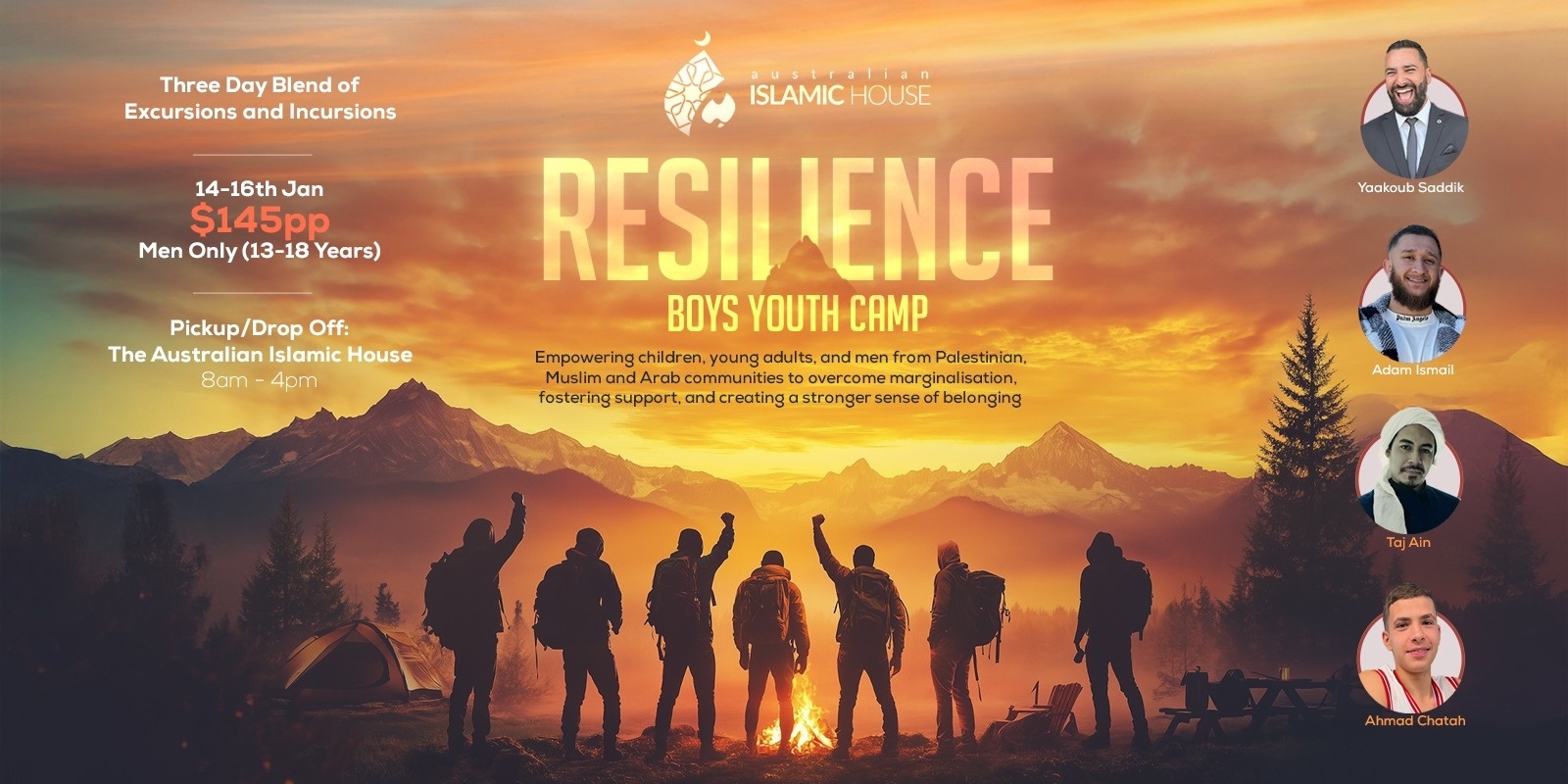 Banner image for Resilience - Boys Youth Day Camp 