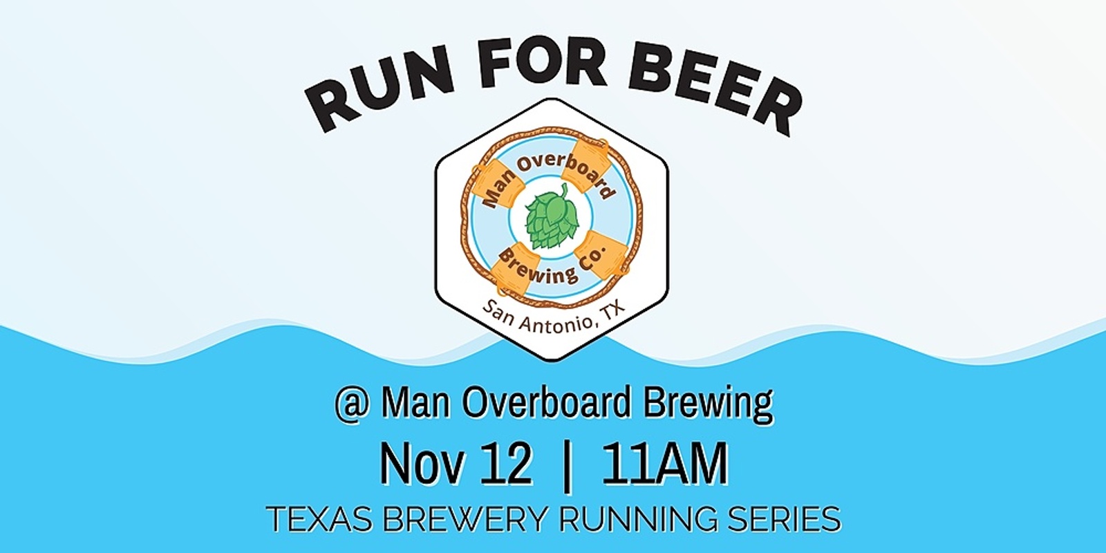 Banner image for 5k Beer Run - Man Overboard Brewing |2022 TX Brewery Running Series