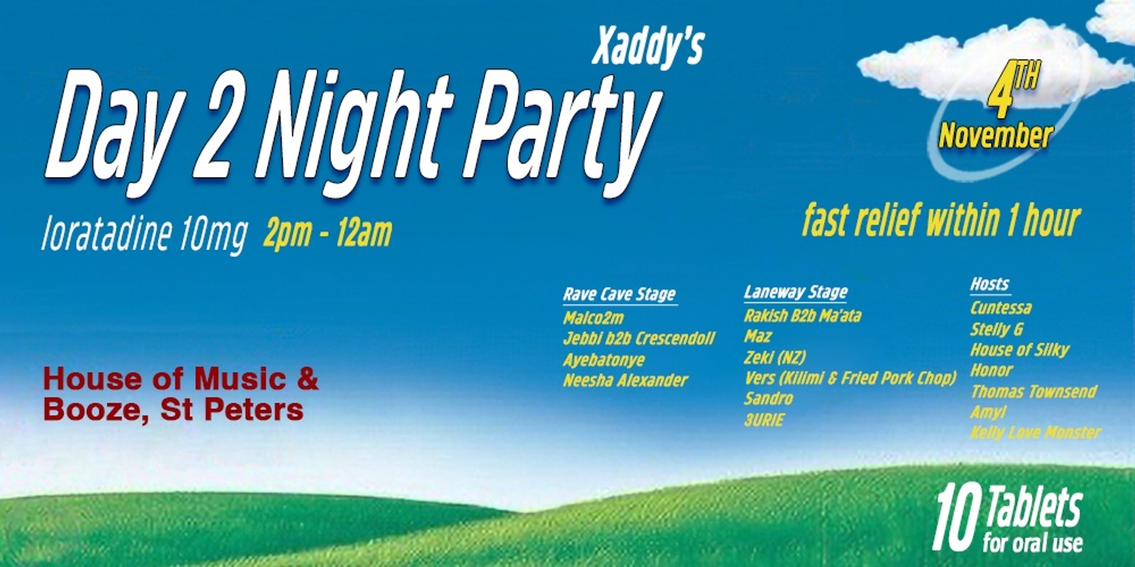 Banner image for Xaddy's Day 2 Night Party