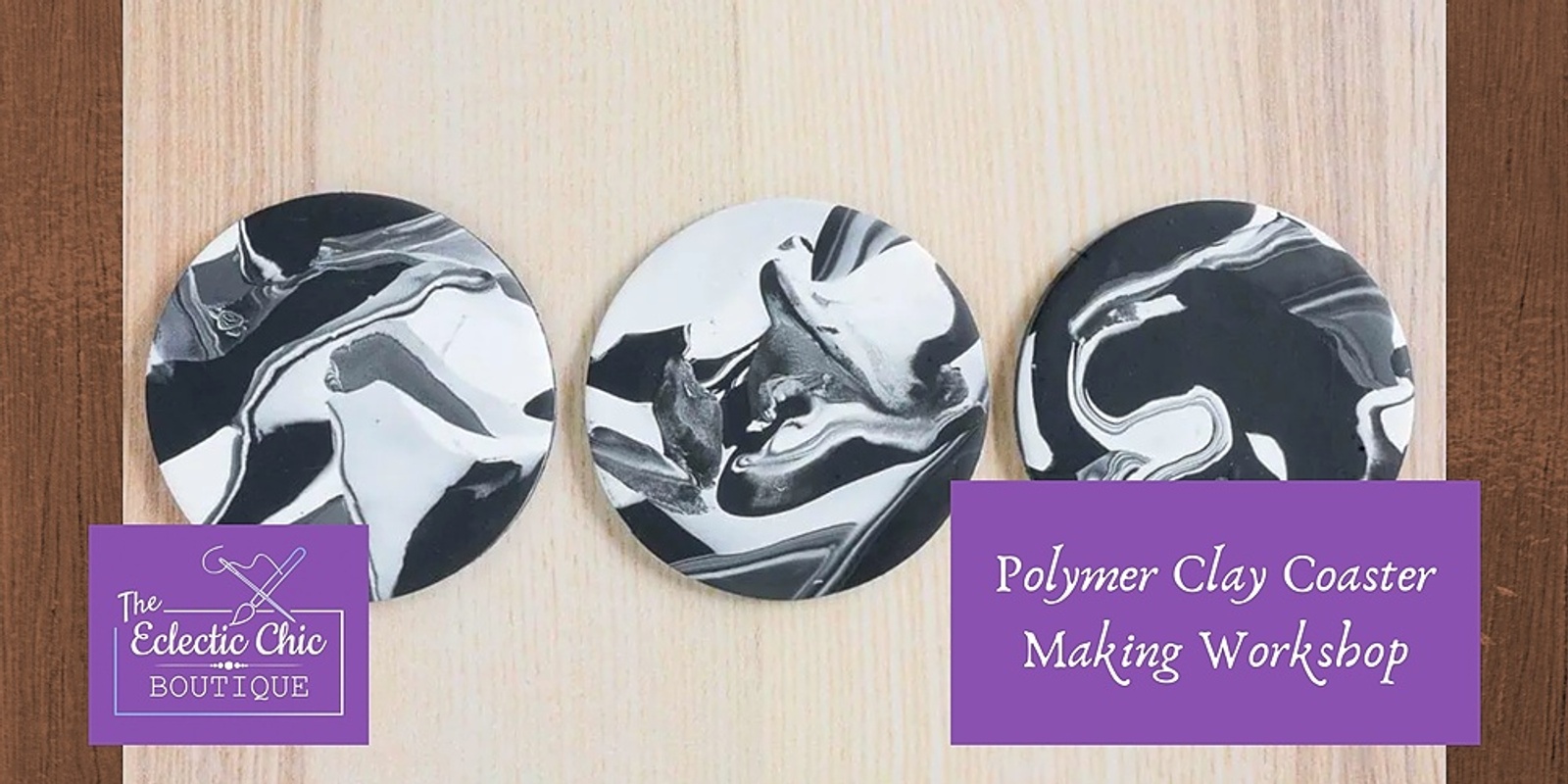 Banner image for Polymer Clay Coaster Making Class