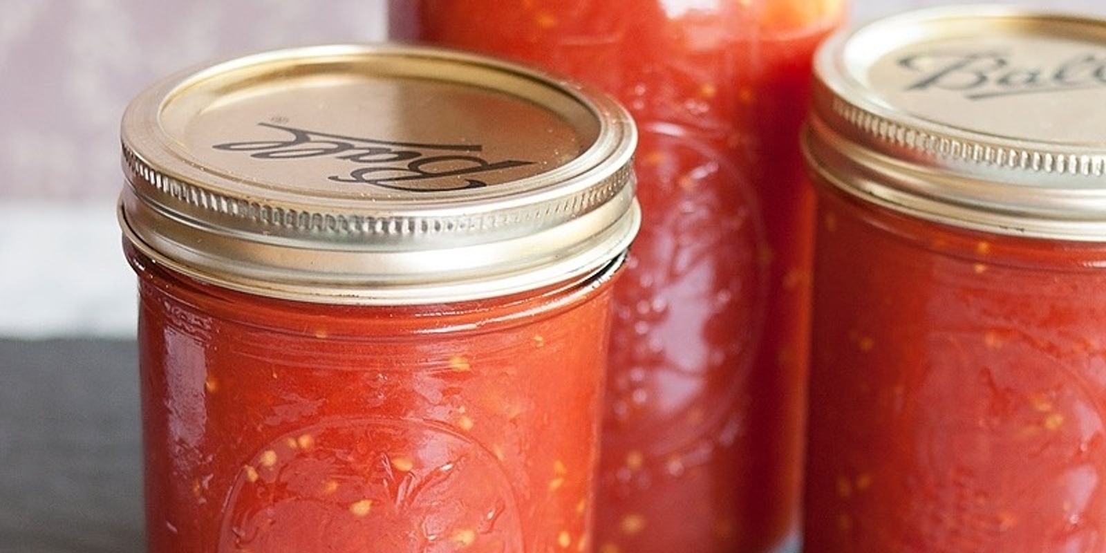 Banner image for Food Preservation - Canning Tomato Sauce
