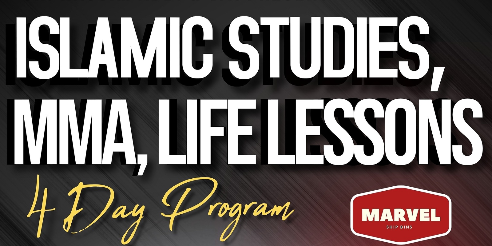 Banner image for Islamic studies, MMA, Life Lessons - A Sh. Nassim and VJA Program