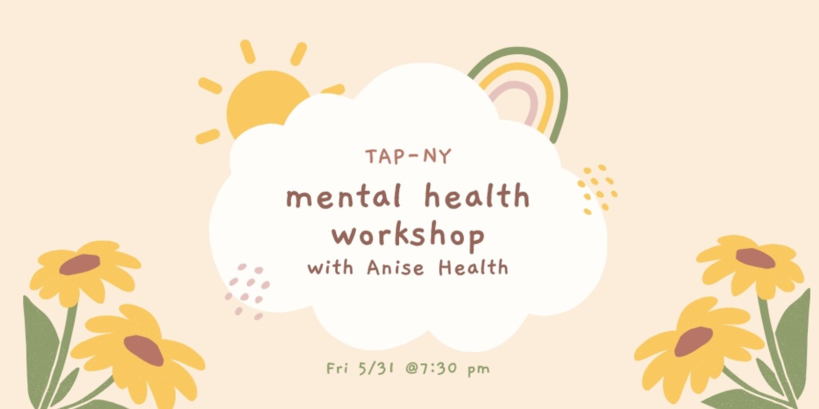 Banner image for TAP-NY Mental Health Workshop with Anise Health