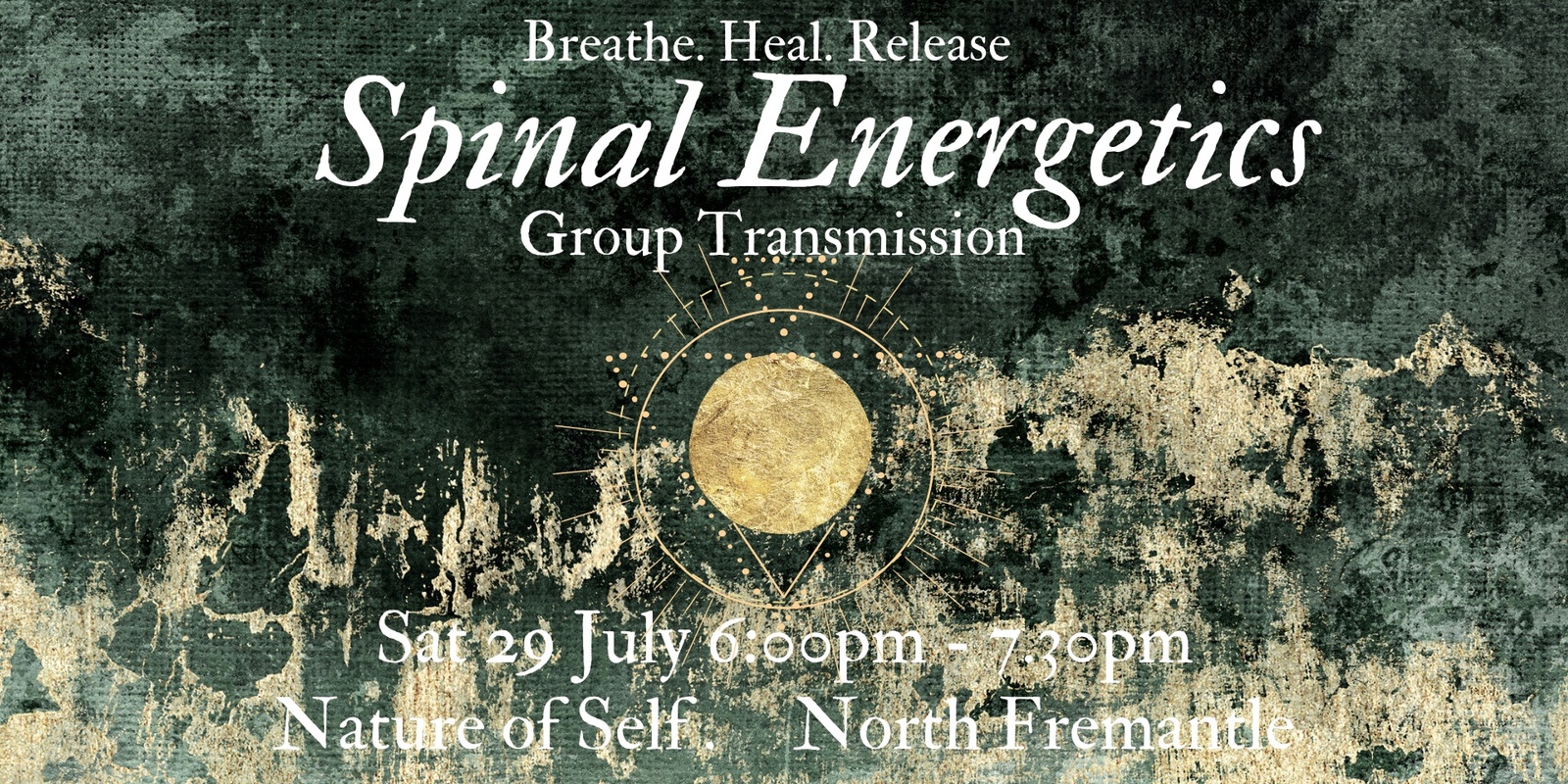 Banner image for Group Healing with Spinal Energetics 