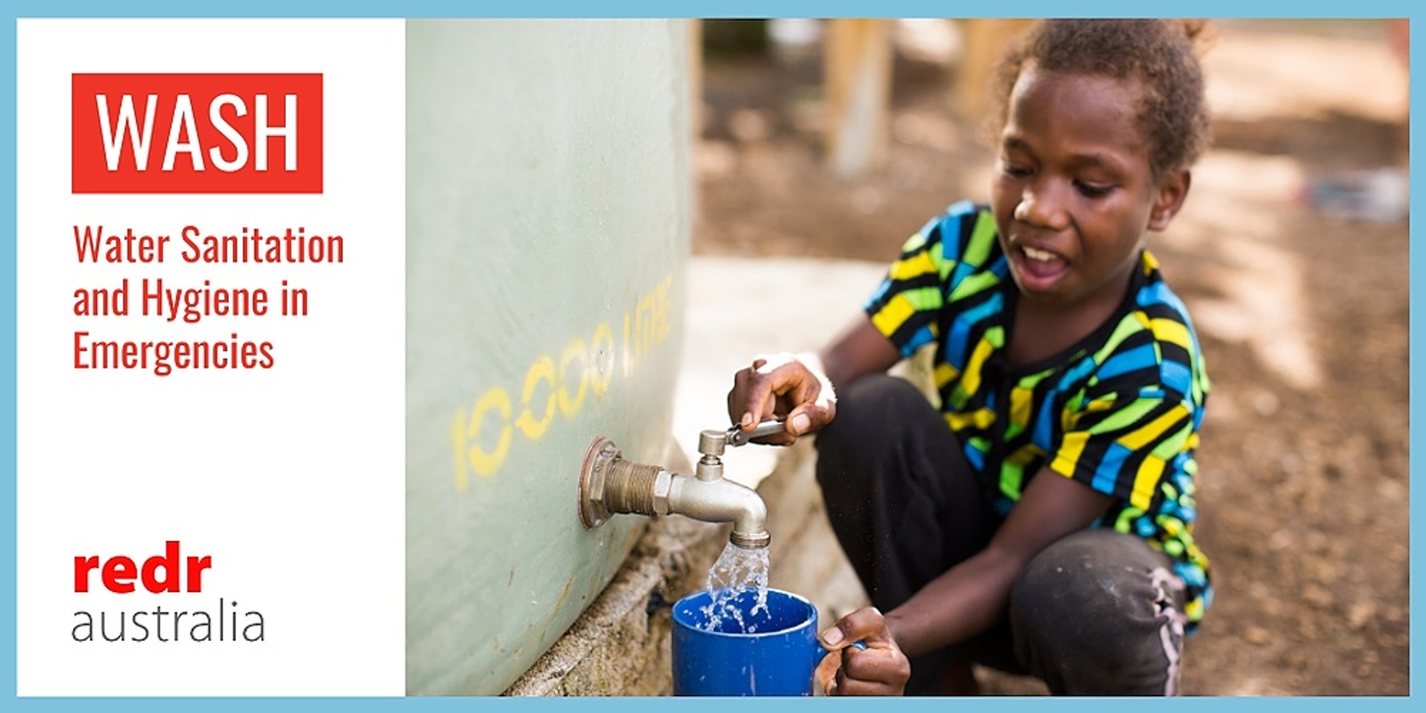Banner image for Water Sanitation and Hygiene in Emergencies (WASH), February 2024