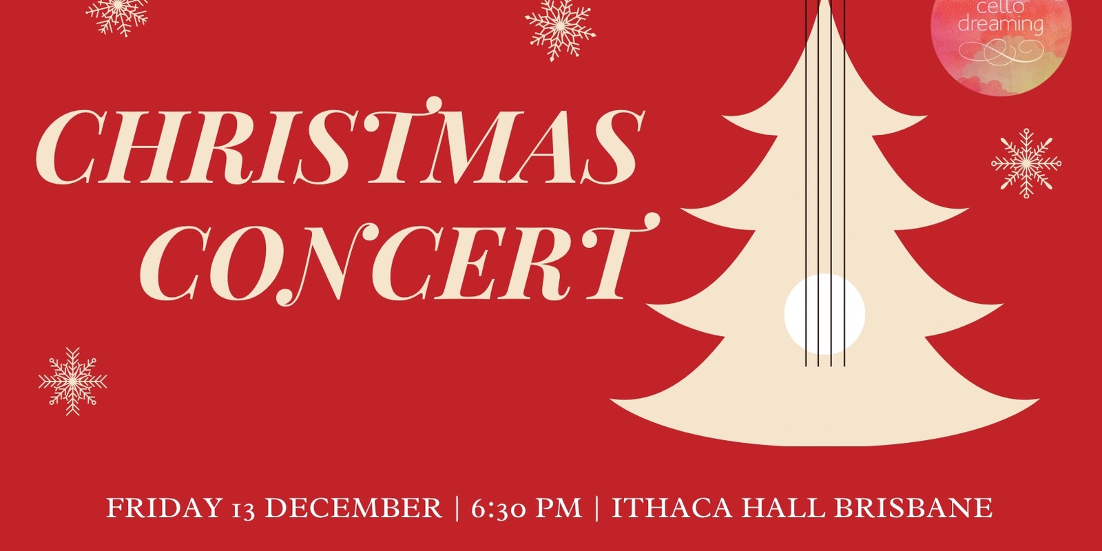 Banner image for 2024 Cello Dreaming Christmas Concert 