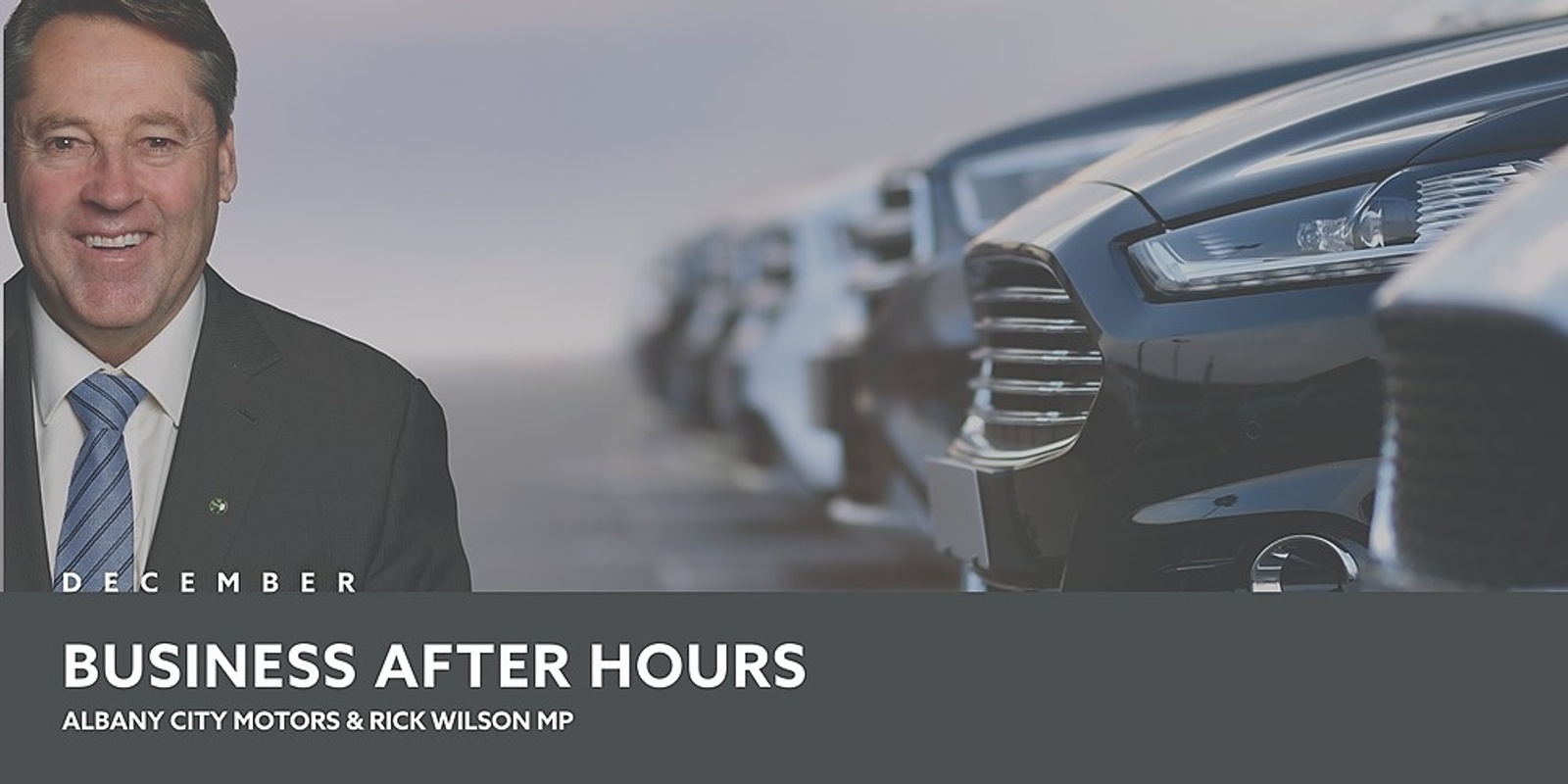 Banner image for Business After Hours with Albany City Motors and Rick Wilson MP