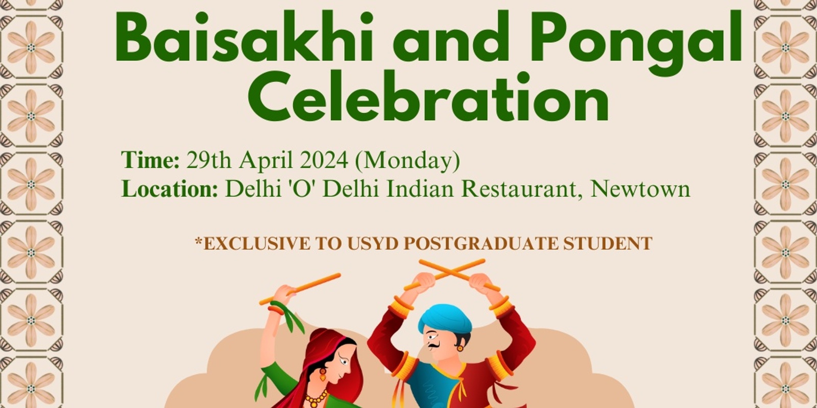 Banner image for SUPRA Baisakhi and Pongal Celebration Event