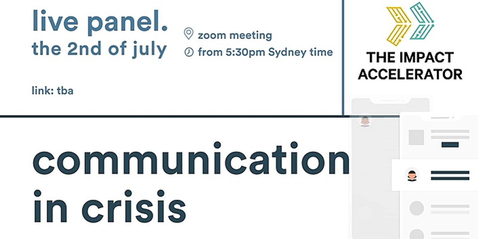 Banner image for Communication in crisis