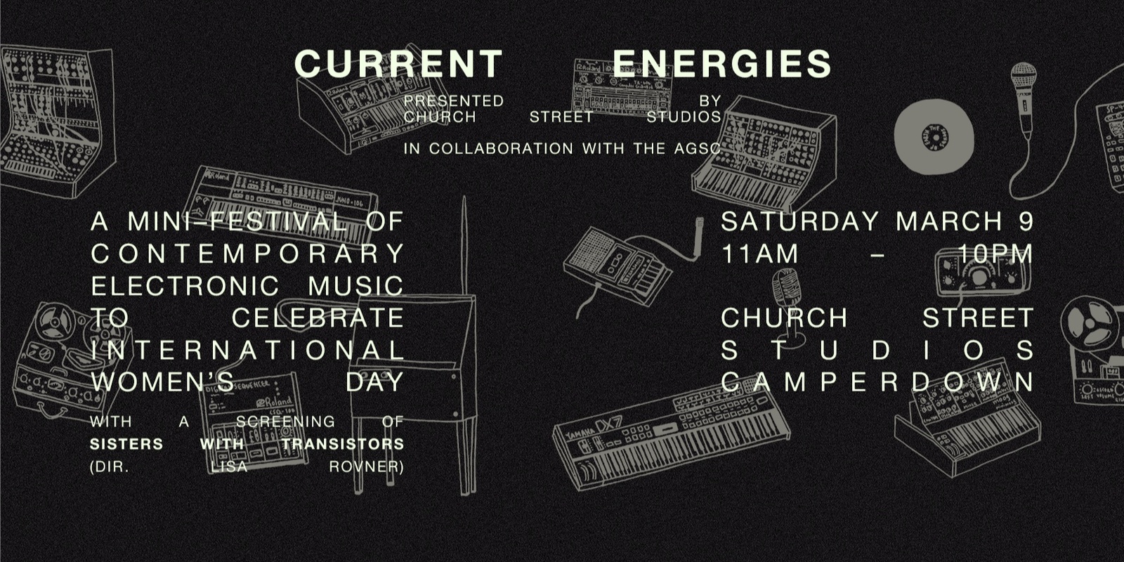 Banner image for CURRENT ENERGIES - A Festival of Contemporary Electronic Music & Documentary Screening