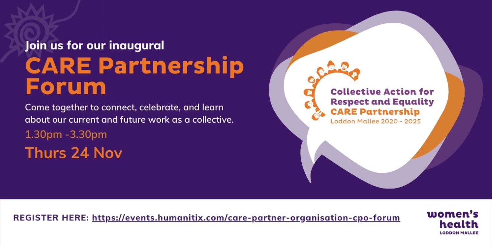 Banner image for CARE forum - Collective Action for Respect and Equality