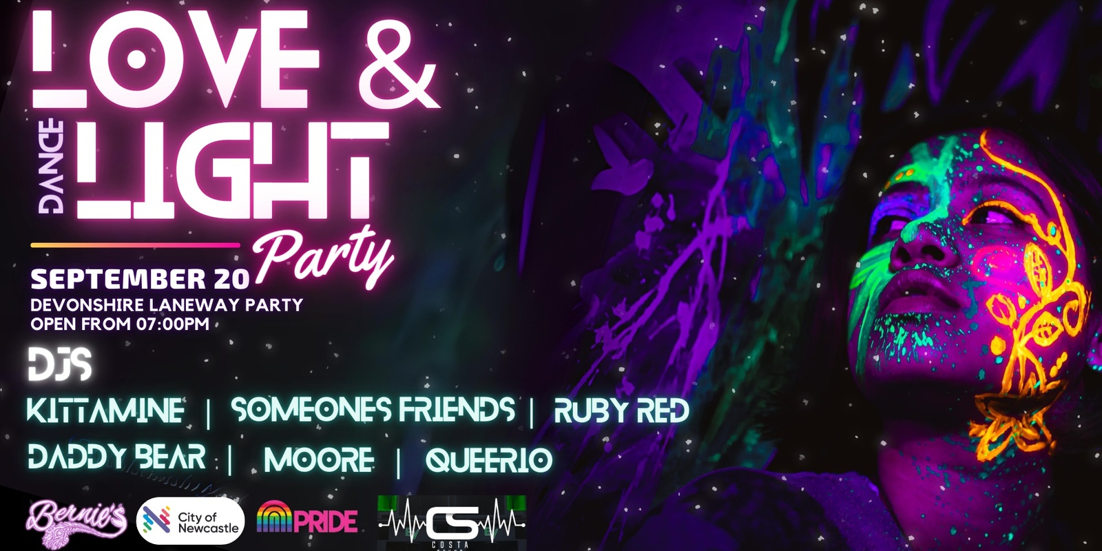 Banner image for Love and Light Laneway DJ Party