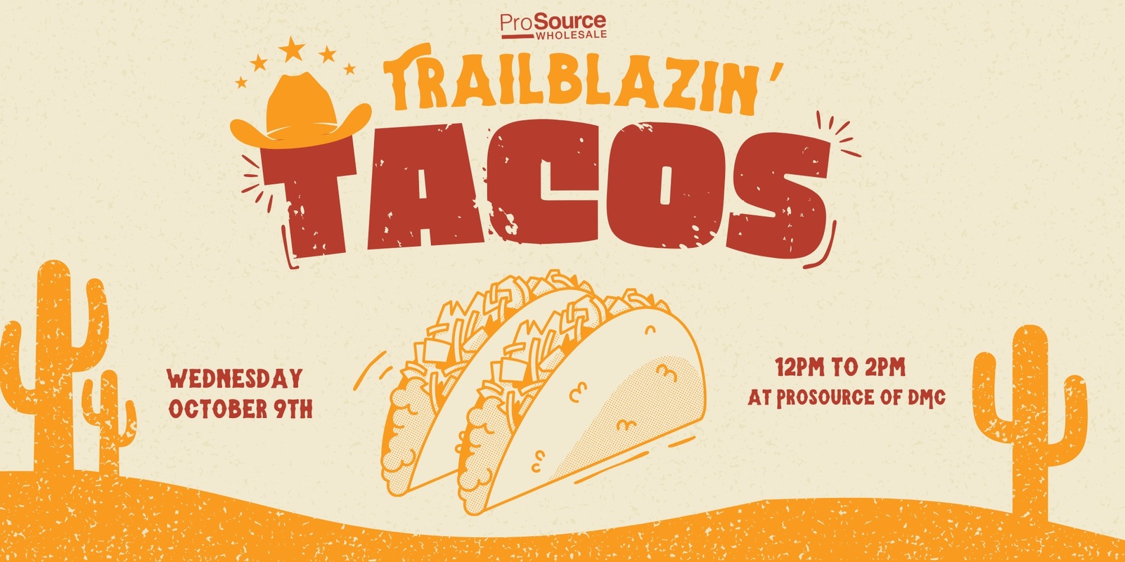 Banner image for Trailblazin' Tacos at ProSource of Dallas Market Center